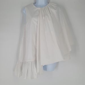 Paper London Dusk Top White Cotton Size 4 NEW